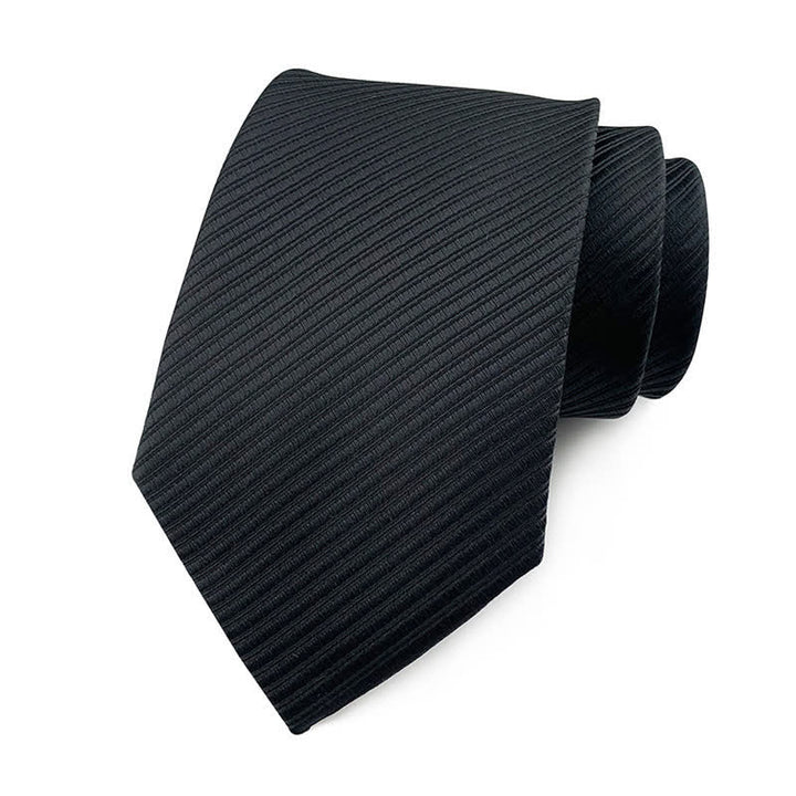 Men's Solid Color Discreet Twill Work Necktie