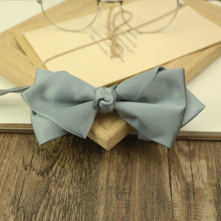 Men's Two Tone Colour Blocking Bow Tie