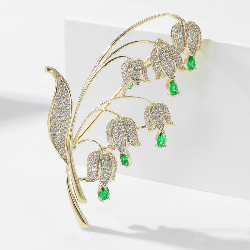 Women's Lily Of The Valley Brooch