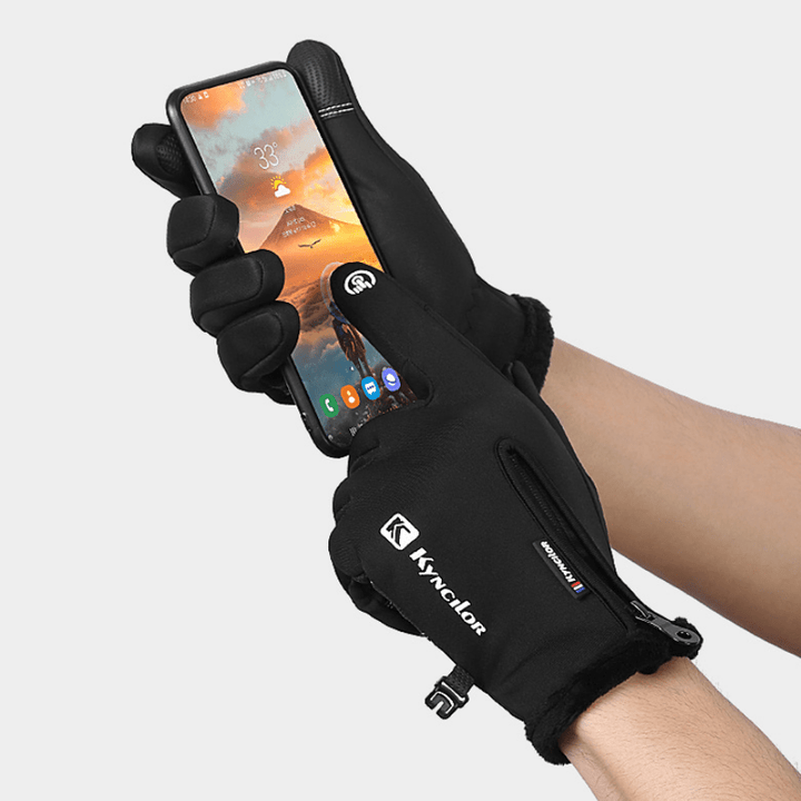 Outdoor Cycling Waterproof Zipper Tactical Gloves