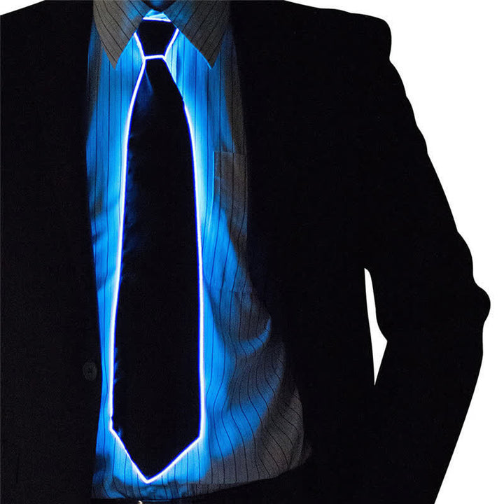 Funny Neon LED Colorful Glowing Necktie