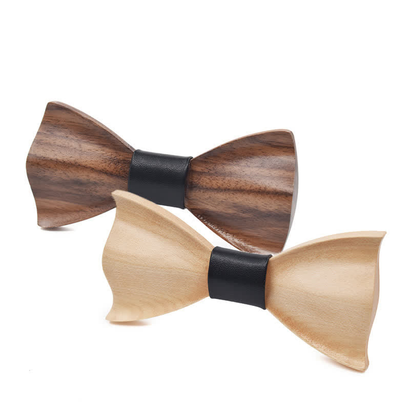 Men's Classic Maple Wooden Bow Tie