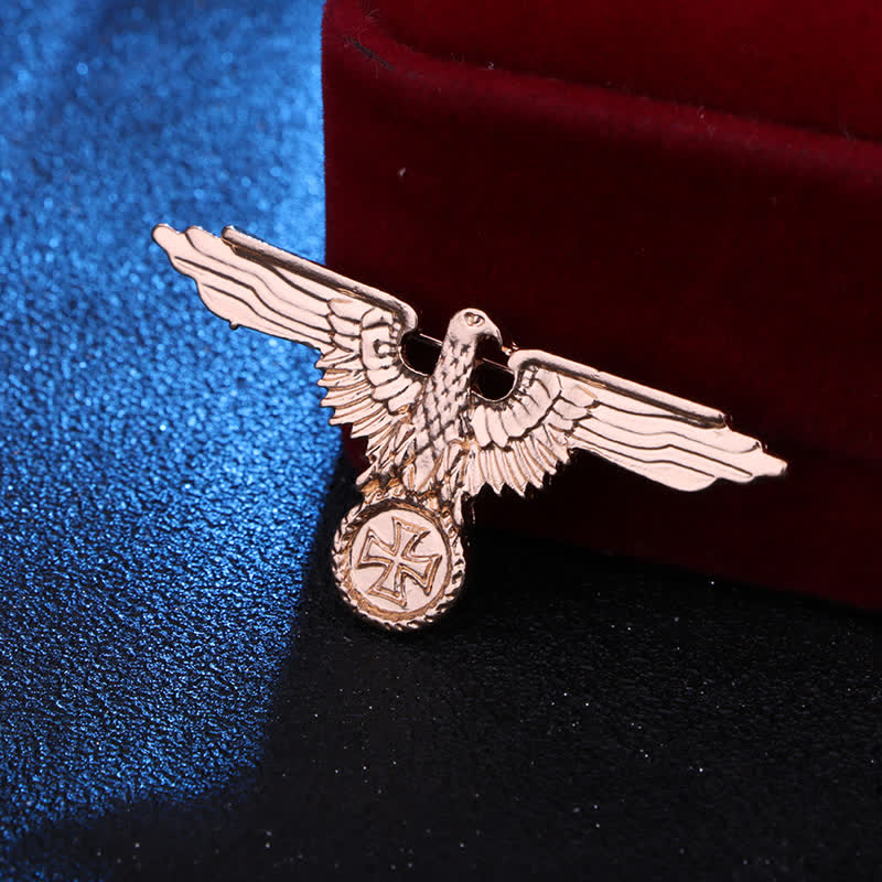 Men's Eagle Military Cross Brooch