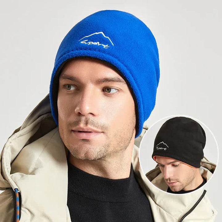 Windproof Polar Fleece Reversible Warm Hat