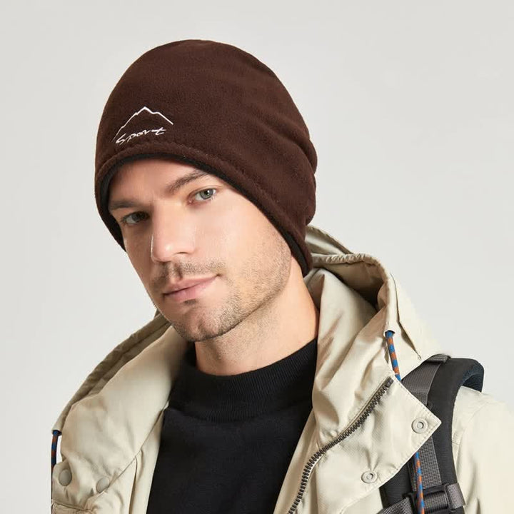 Windproof Polar Fleece Reversible Warm Hat