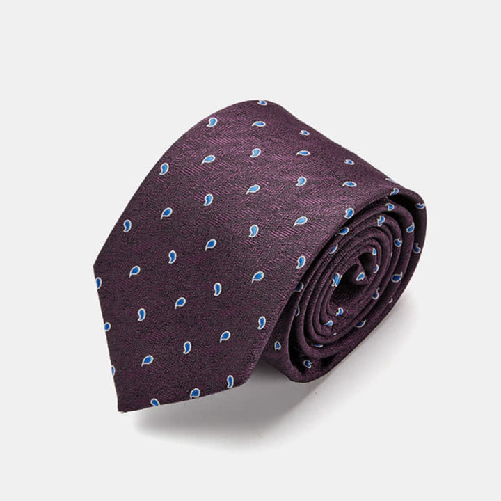 Men's Luxury Micro Paisley Necktie