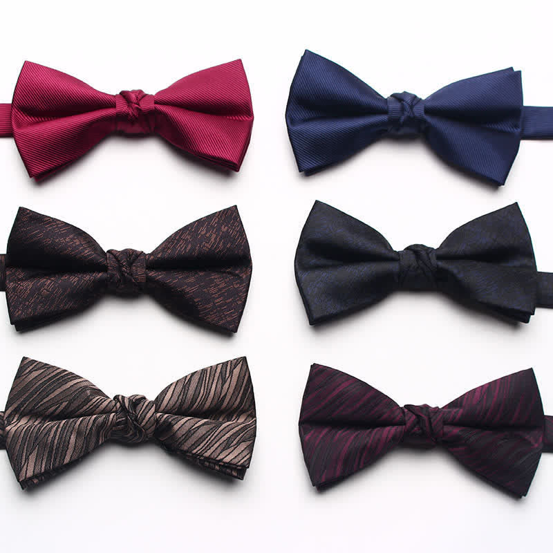 Men's Antique Yarn-dyed Jacquard Bow Tie