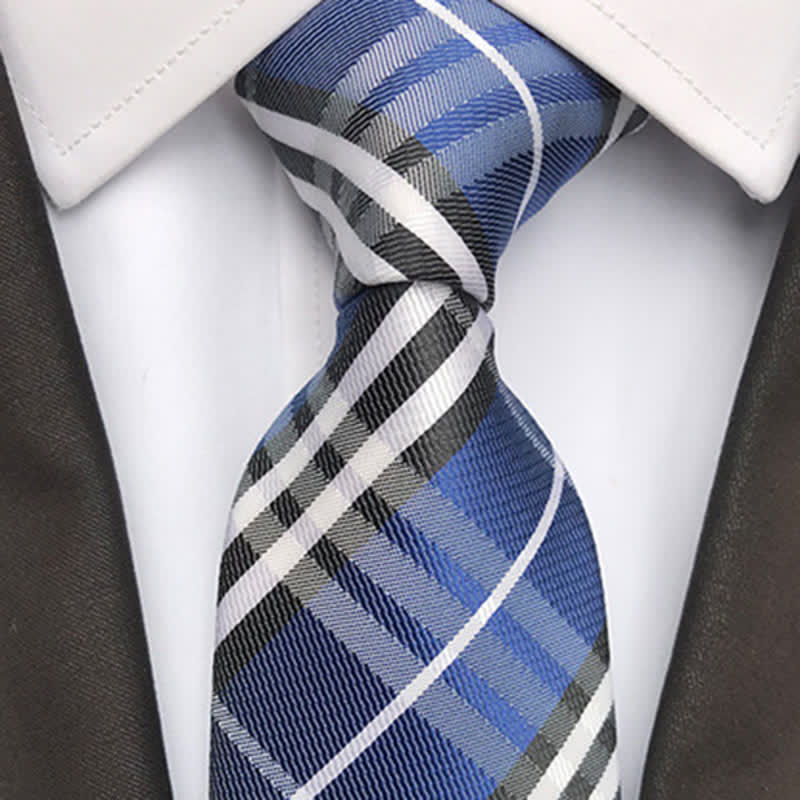 Men's Classic Scottish Plaid Necktie