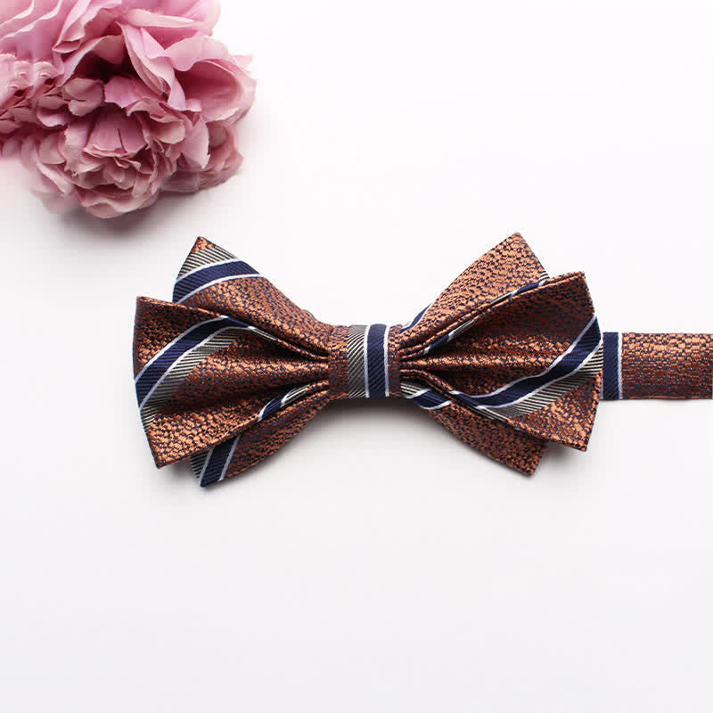 Men's Fangled Jacquard Texture Suit Bow Tie