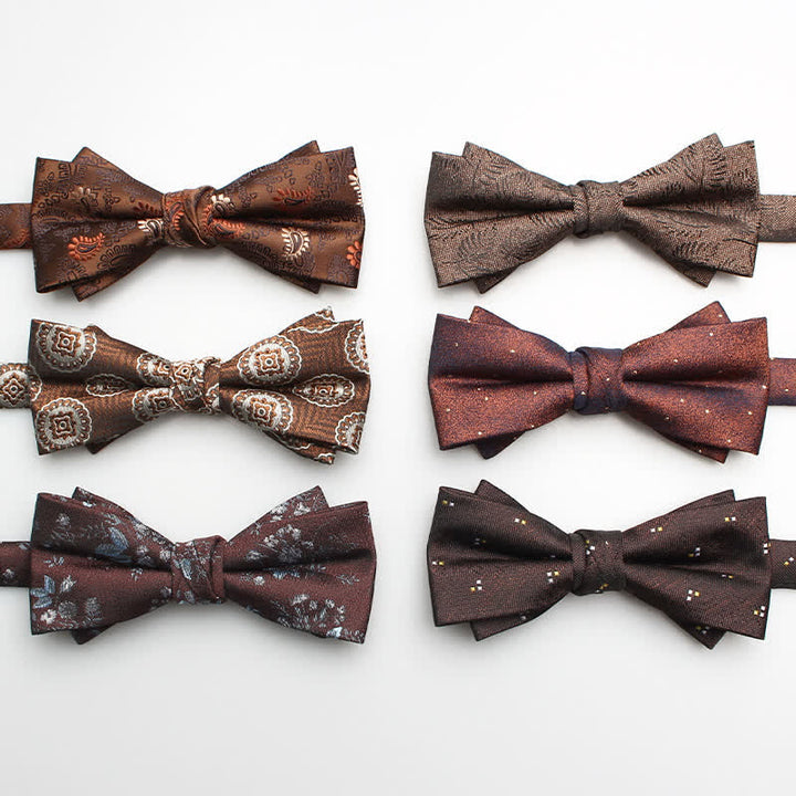 Men's Classical Formal Printed Bow Tie