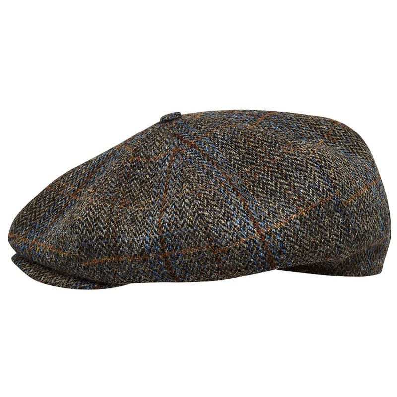 Harris Tweed Octagonal Peaky Blinders Beret Cap