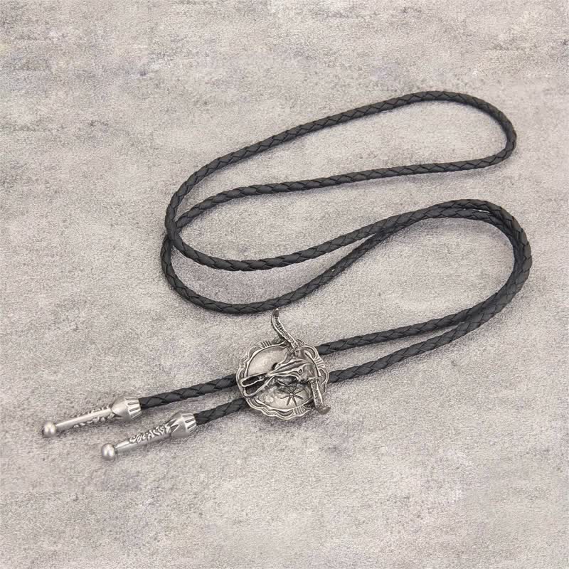 Wild Western Rodeo Bull Head Bolo Tie