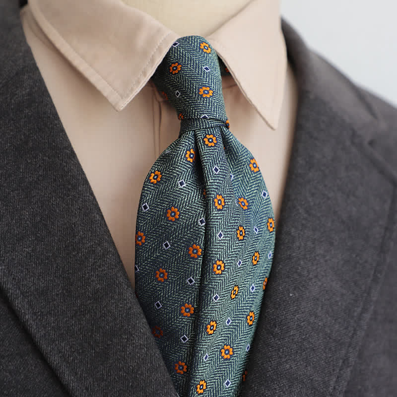 Men's Classic Elegant Floral Necktie