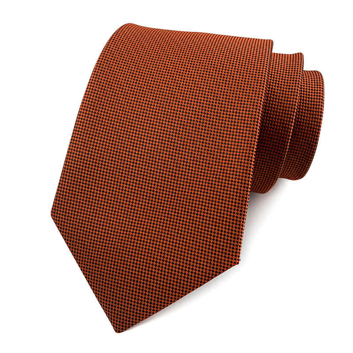 Men's Simple Solid Color Skinny Necktie