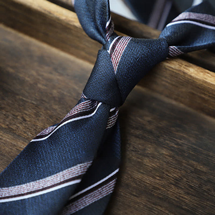Men's Classic Pin-Striped Formal Necktie - image 2