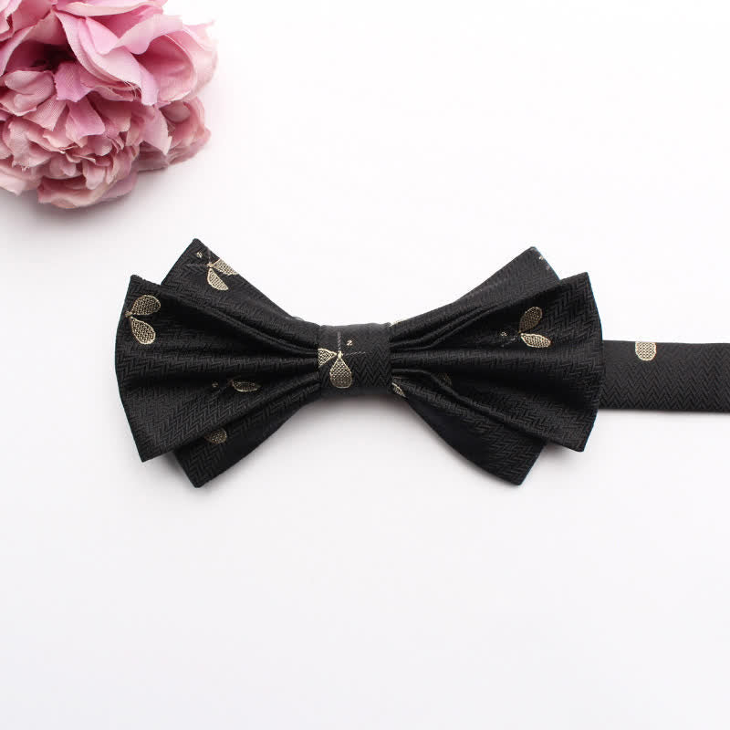 Men's Fangled Jacquard Texture Suit Bow Tie