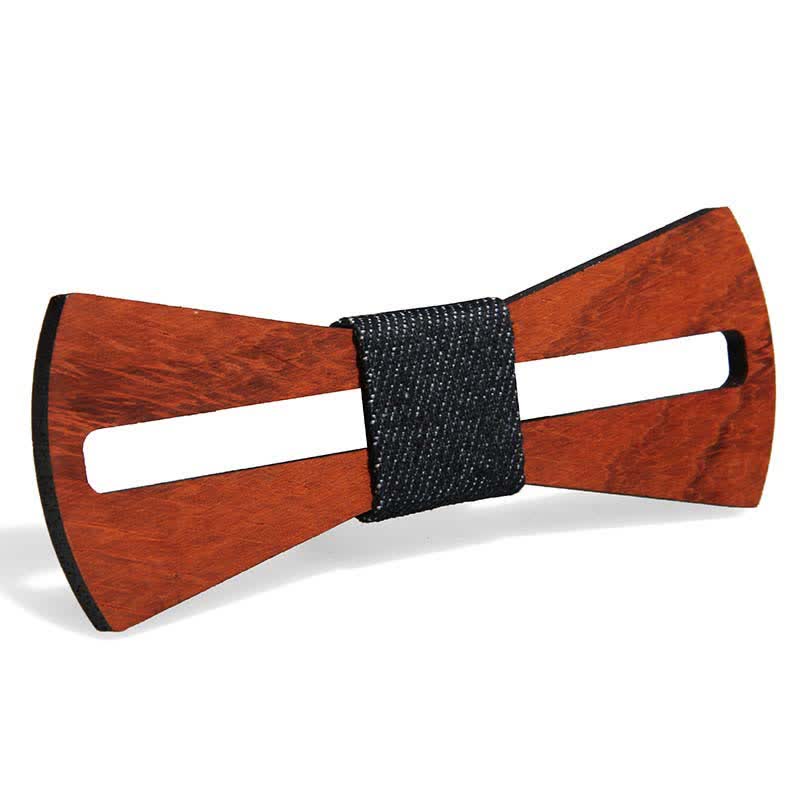 Men's Creative Funny Wooden Bow Tie