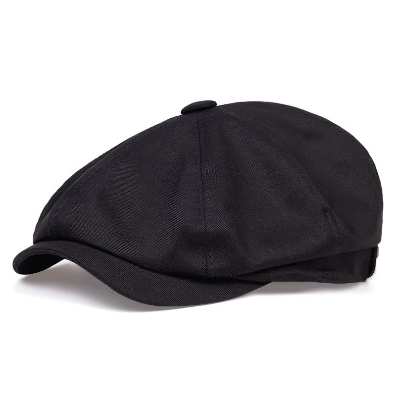 British Newsboy Cotton Octagonal Beret Cap - image 8