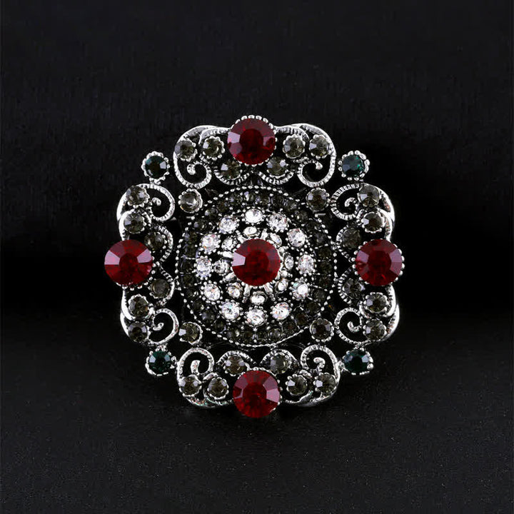 Women's Baroque Palace Crystal Brooch