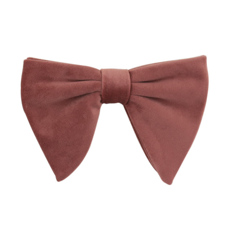 Men's Gentleman Oversize Droopy Velvet Bow Tie