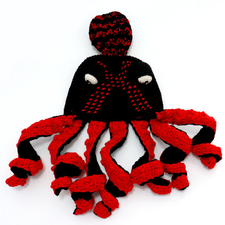 Novelty Octopus Tentacles Big Eyeball Knitted Hat