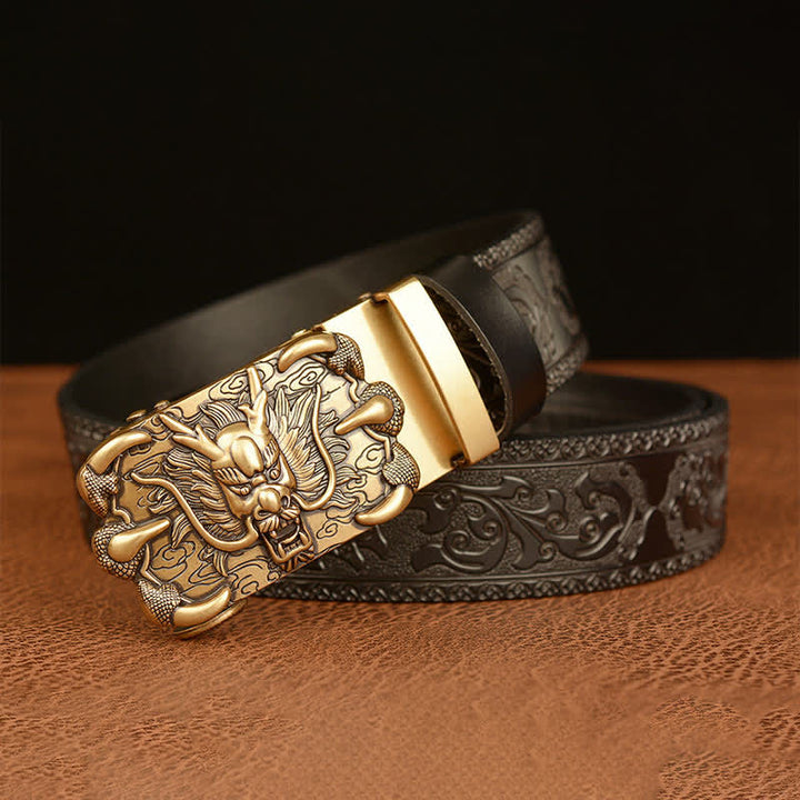 Men's Mighty Dragon Claw Leather Belt