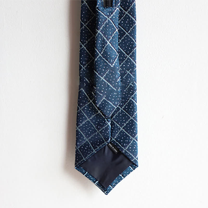 Men's Elegant Zipper Tie Paisley Striped Necktie - image 4