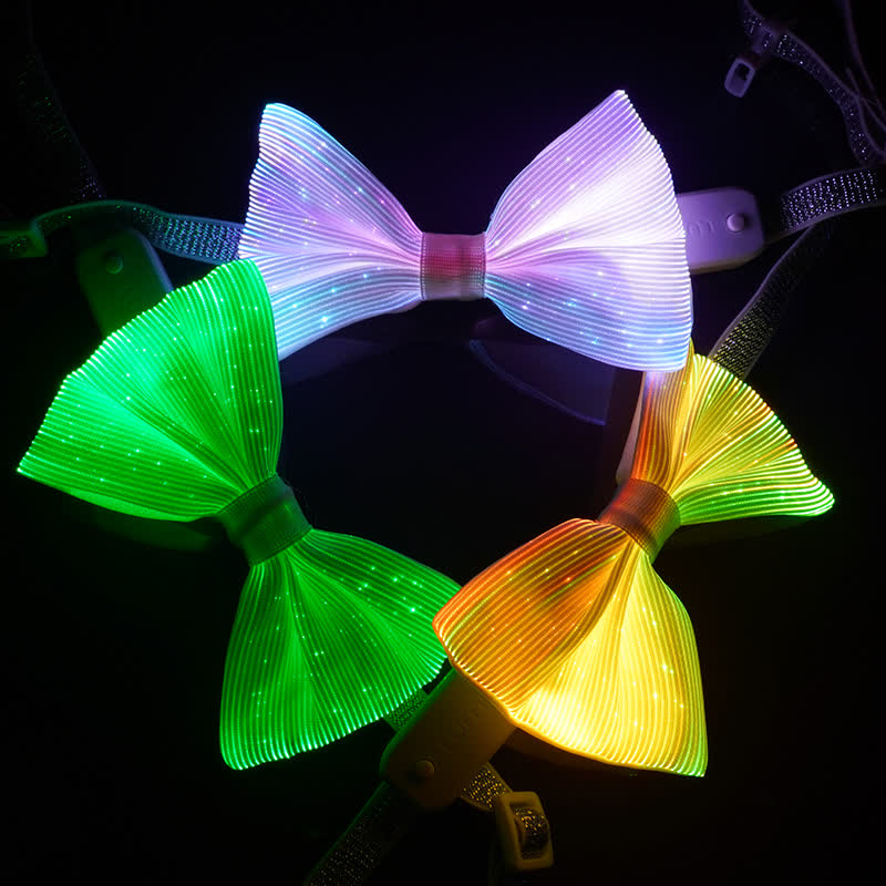 Men's Rechargeable Magical LED Bow Tie