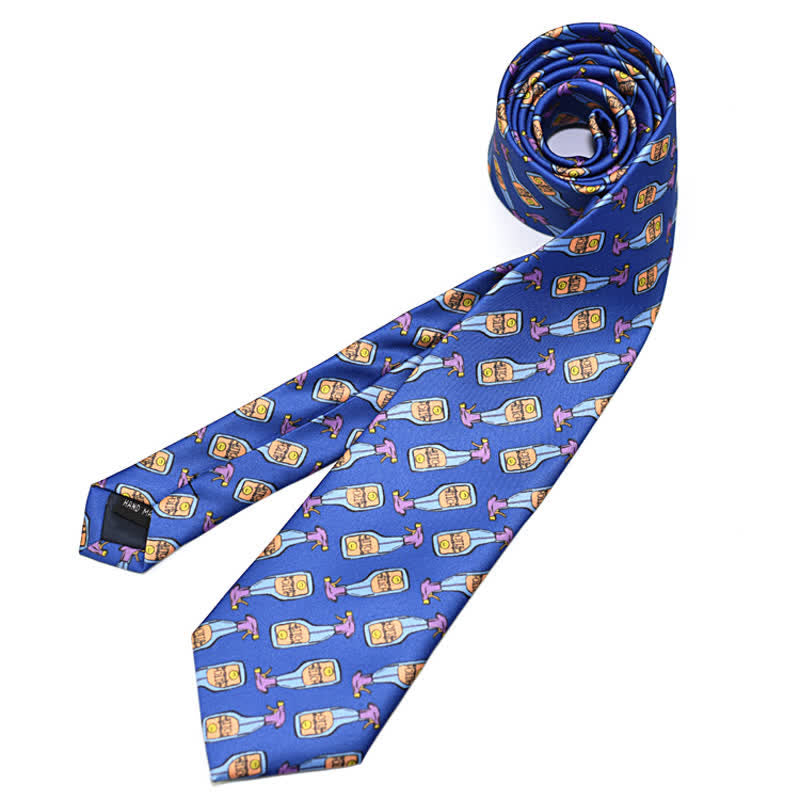 Men's Creative Funny Printed Necktie