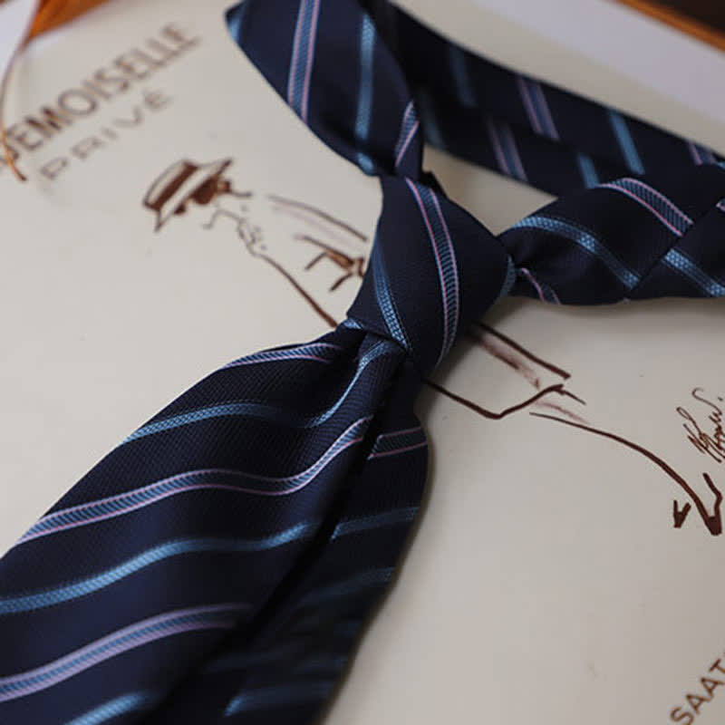 Men's Classical Daily Office Striped Necktie - image 12
