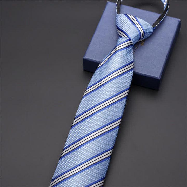 Men's Business Zipper Tie Novelty Necktie