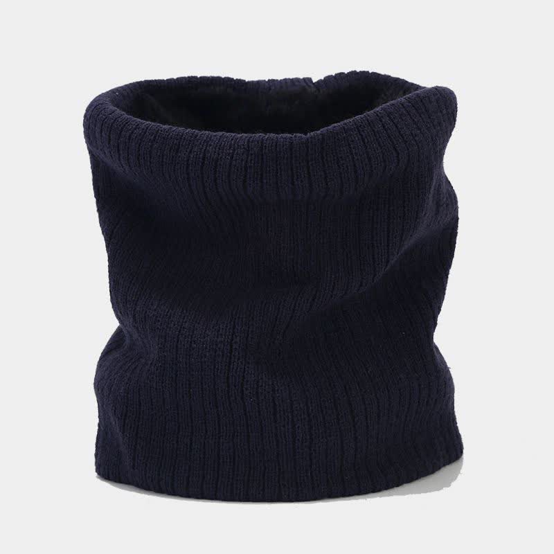 3Pcs Unisex Solid Color Twill Hat Scarf Gloves Set