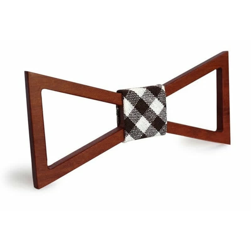 Men's Classic Framed Wooden Bow Tie