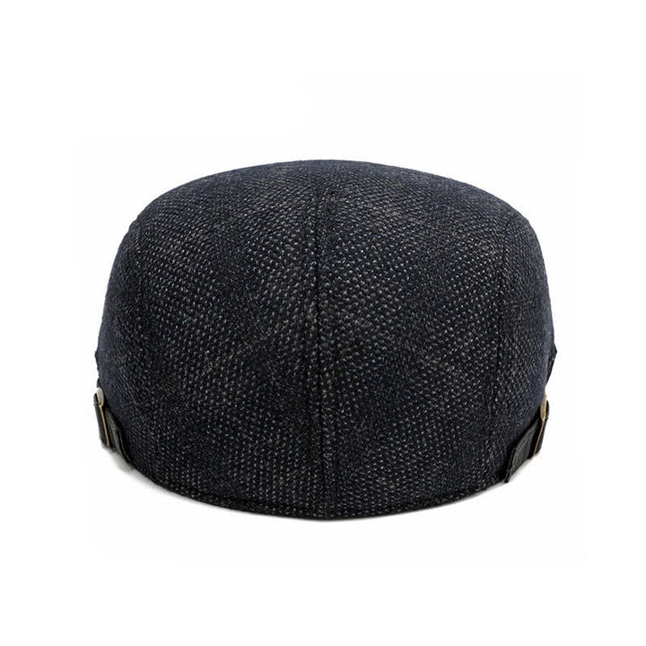 Artist Polar Fleece Plaid Flat Cap Beret - image 3