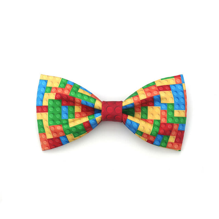 Men's Playful Toy Building Block Bow Tie