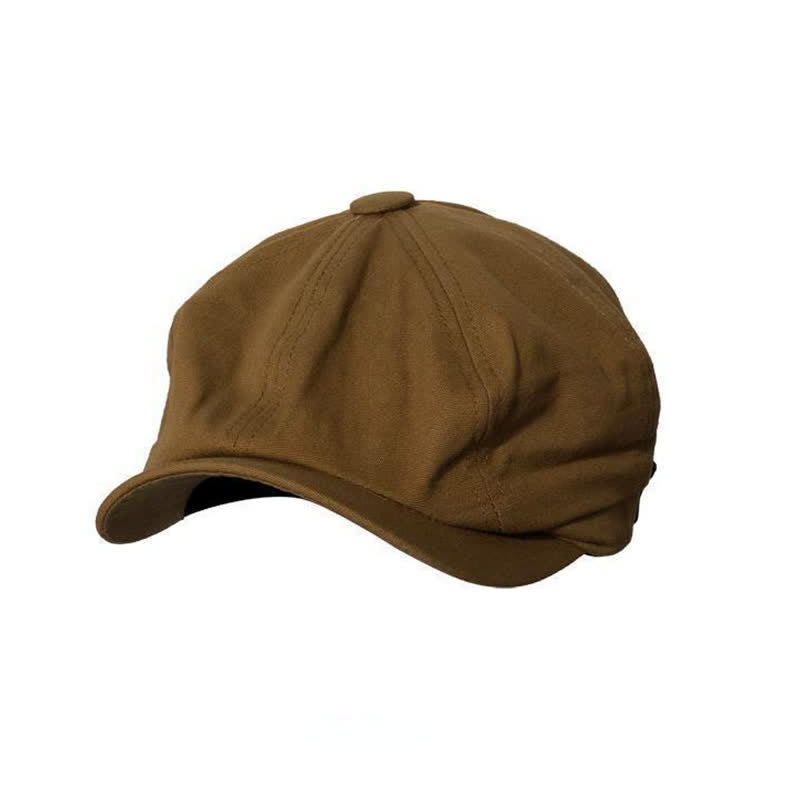 British Newsboy Cotton Octagonal Beret Cap - image 3