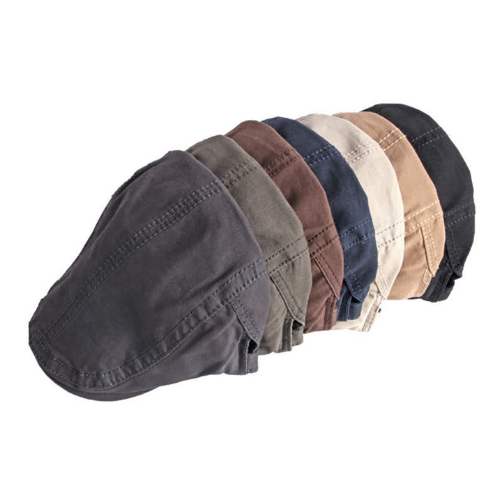 Retro Painter Cotton Beret Flat Cap - image 3