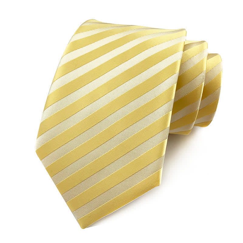 Men's Assorted High Density Checked Striped Necktie