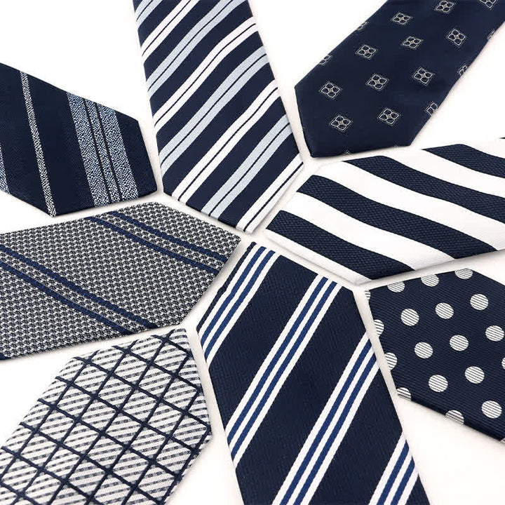 Men's Marine Blue Series Office Necktie - image 1
