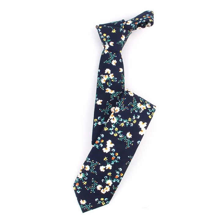 Men's Colorful Tropical Floral Necktie