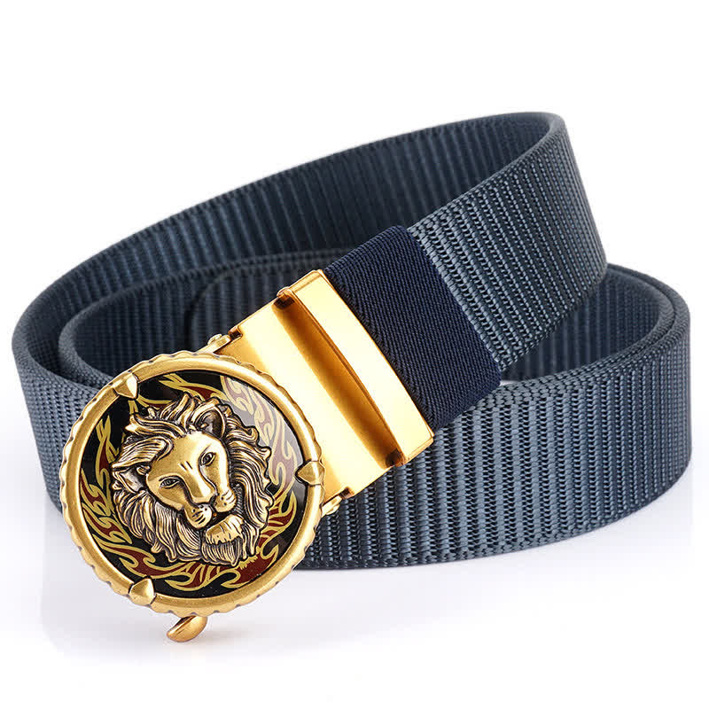 Men's Jungle Lion King Nylon Belt