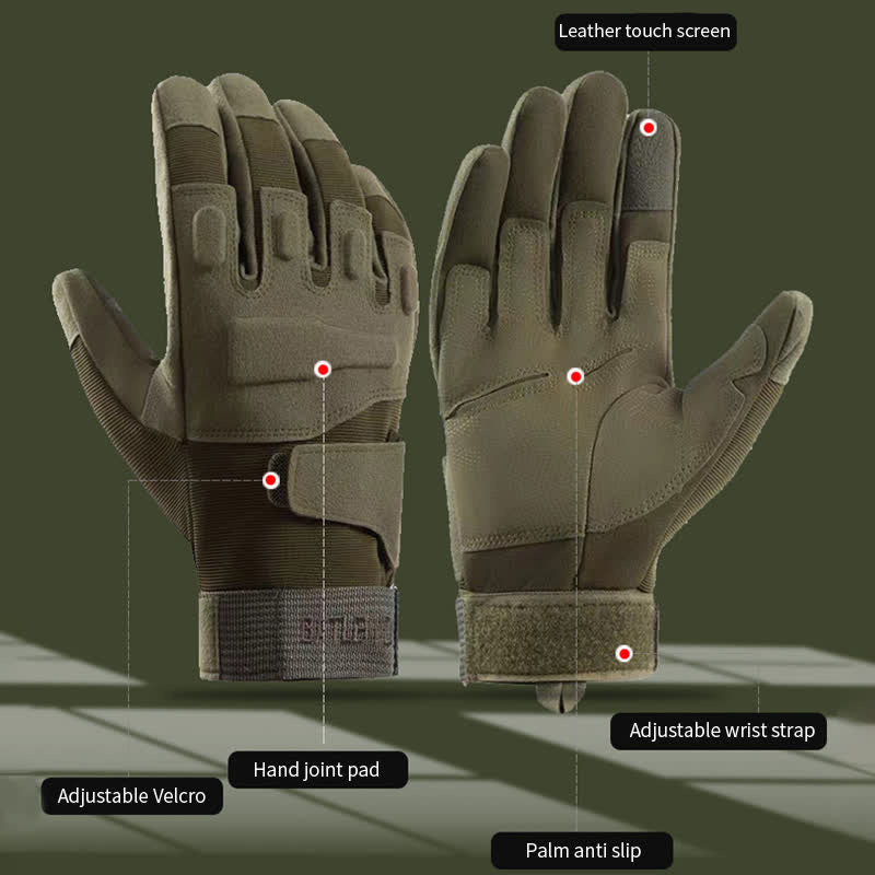 Indestructible Thicken Anti-Skid Hard Knuckle Tactical Gloves