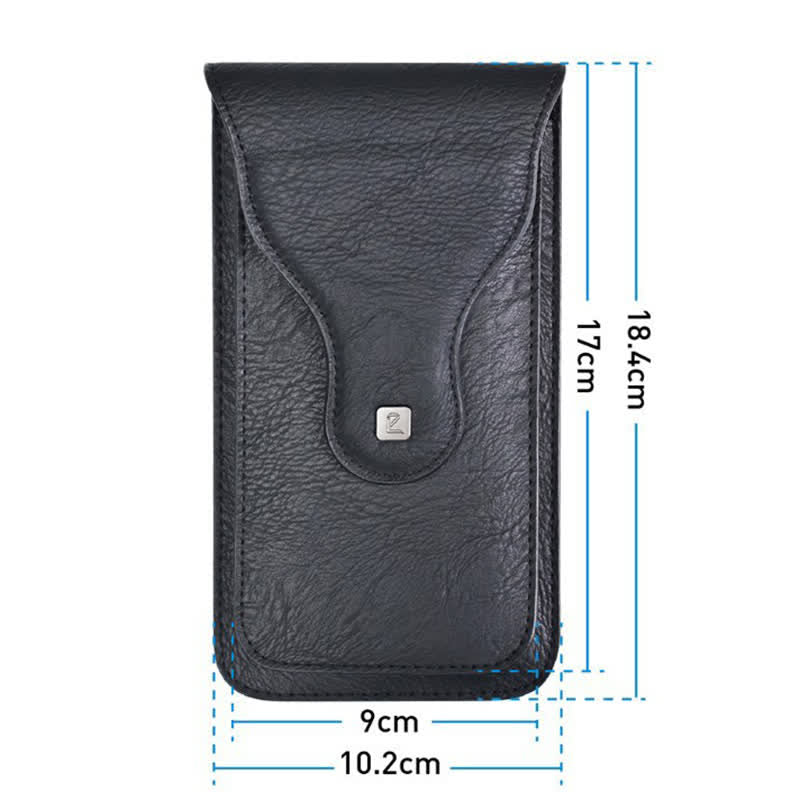 Magnetic Clip Double-layer Mobile Phone Case Belt Bag