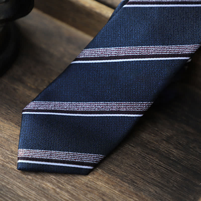 Men's Classic Pin-Striped Formal Necktie - image 3