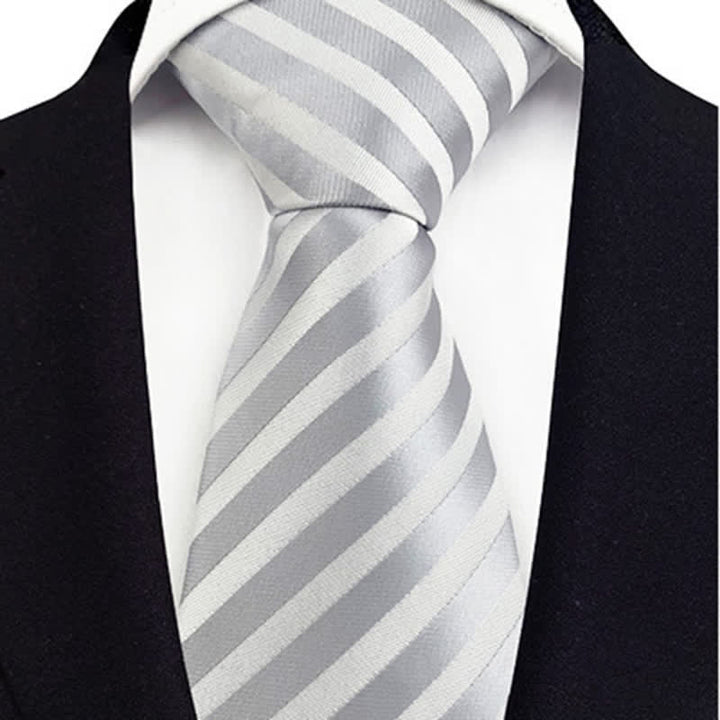 Men's Assorted High Density Checked Striped Necktie