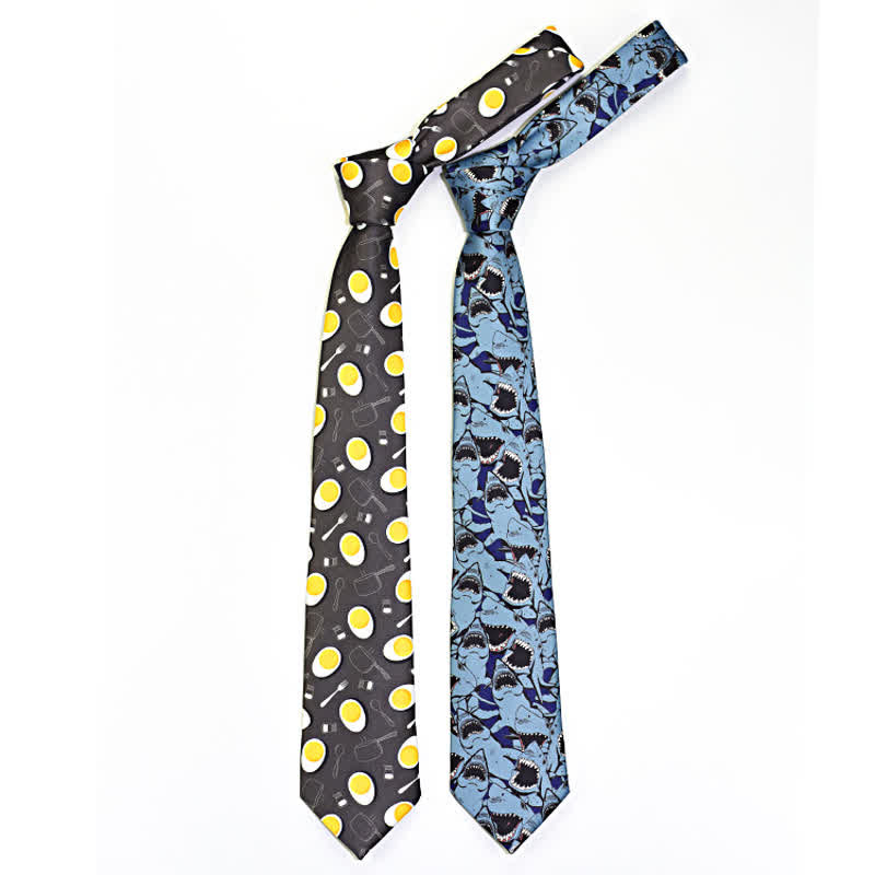 Men's Creative Funny Printed Necktie