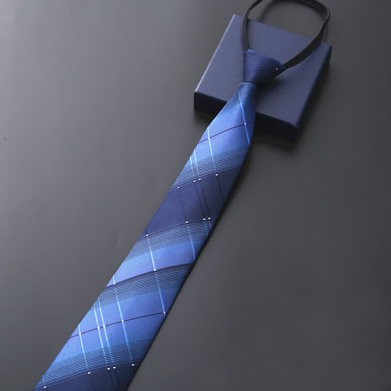 Men's Official Zipper Tie Wedding Necktie