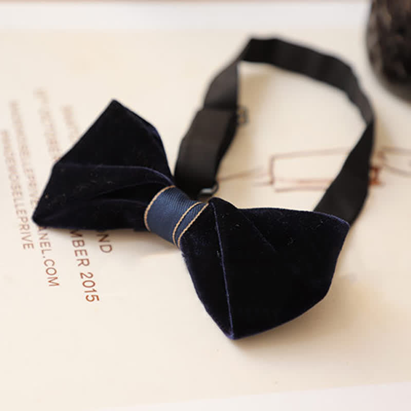 Men's Advanced Velvet Twist Bow Tie