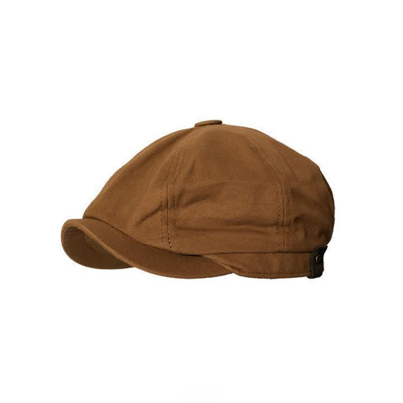 British Newsboy Cotton Octagonal Beret Cap - image 0