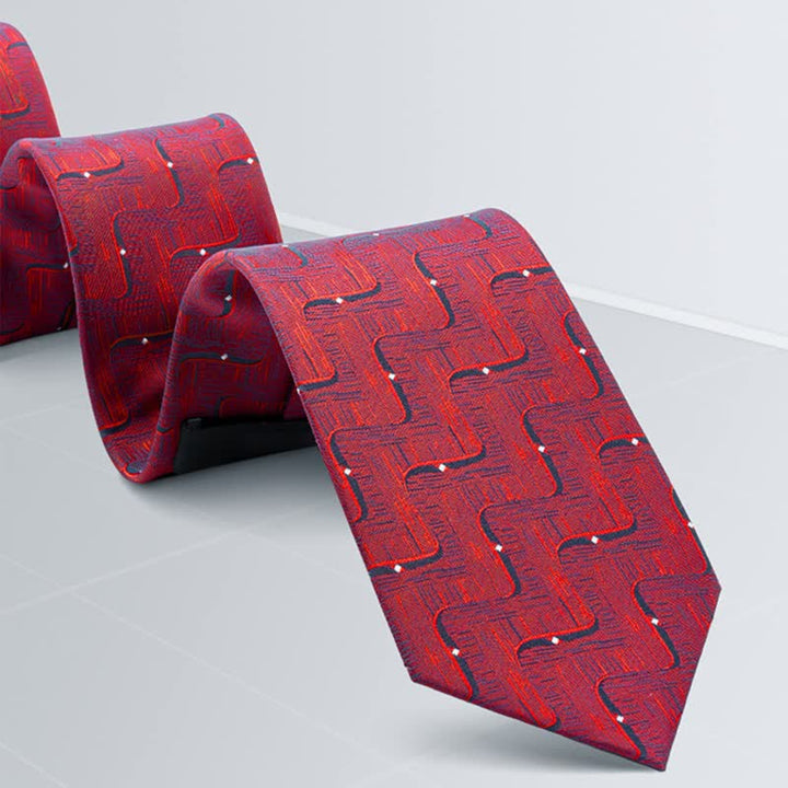 Men's Distant Galaxy Zipper Necktie - image 3